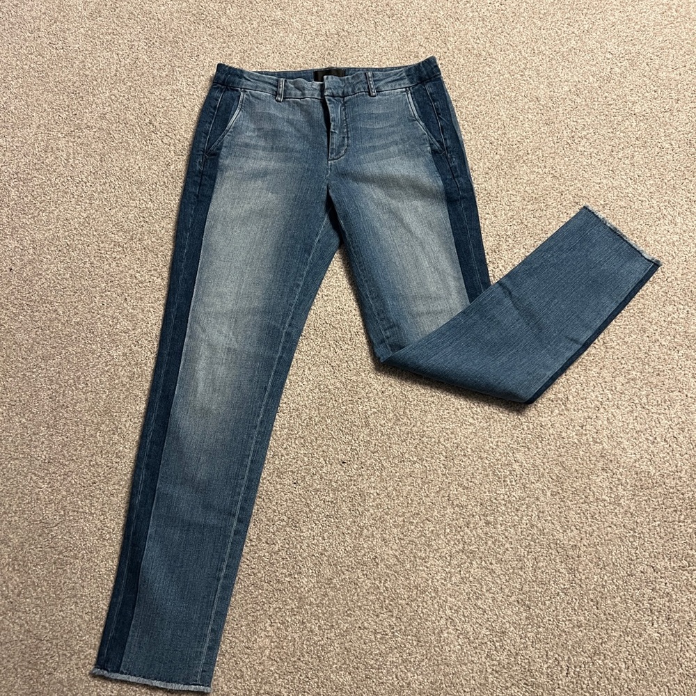 Vince cropped two tone denim size 27